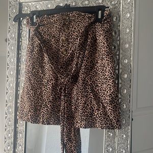 Cheetah Print Miniskirt from AE